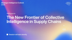 World Economic Forum Panel: The New Frontier of Collective Intelligence in Supply Chains featuring interos.ai’s Yardley Pohl